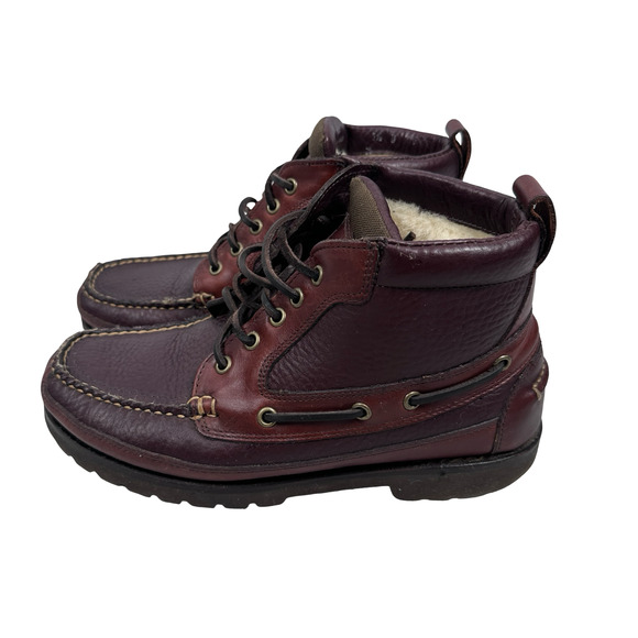 LL Bean East Point Boots Men’s 7.5 D Brown Leather Lace Up 273824 Shoes Hunting main image 7